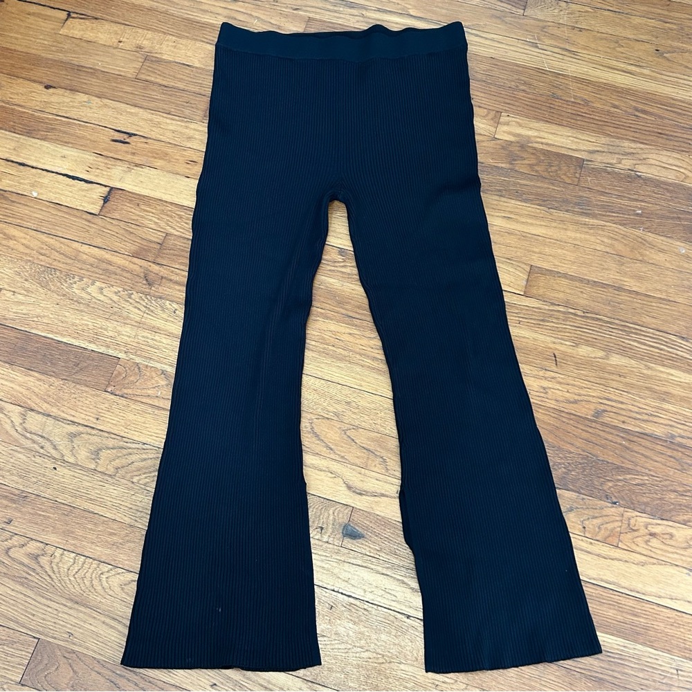 LE ORE Rimini Rib Knit Flared Pants Plus 2X - Picture 4 of 11